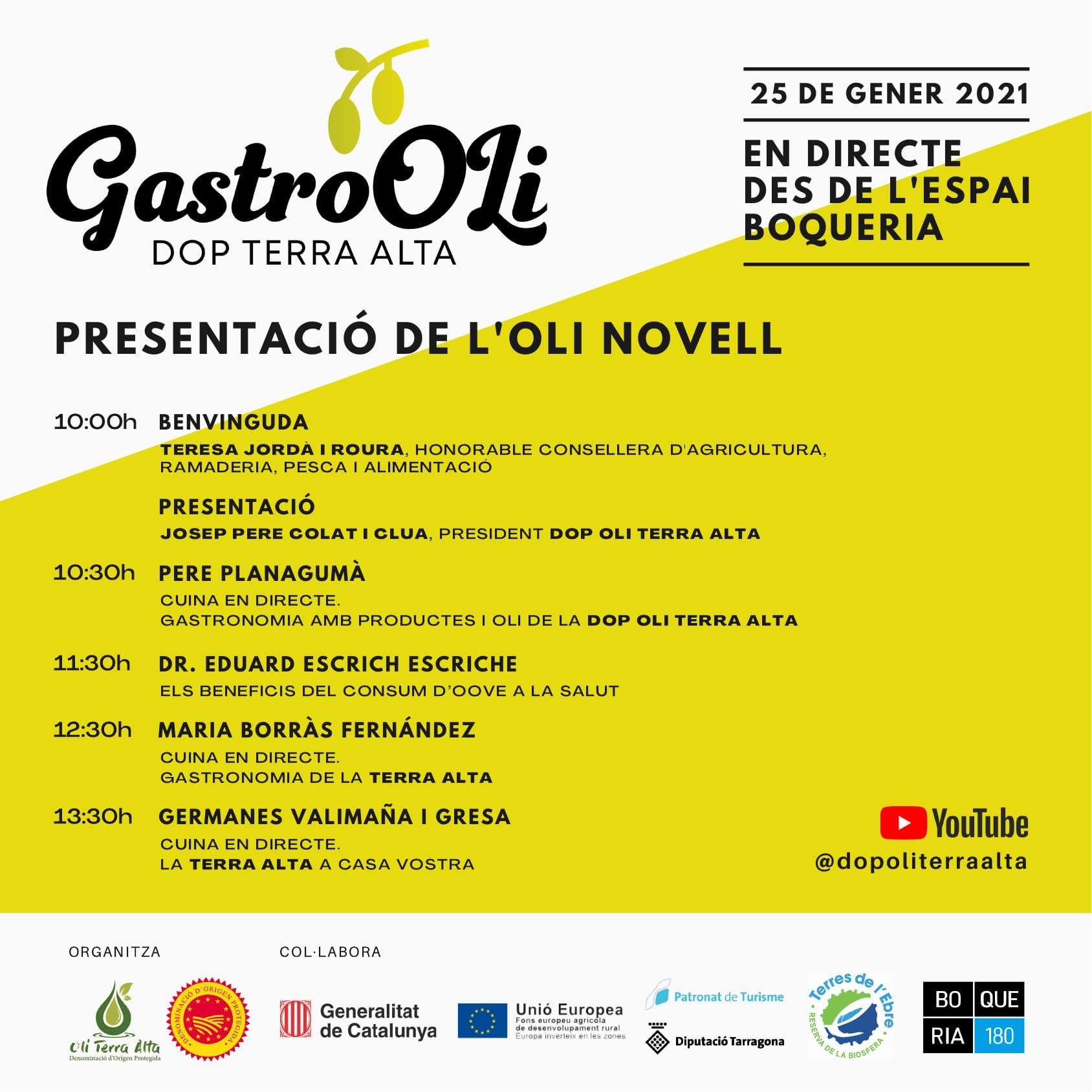 GastrOli 2021 — Presentación del aceite nuevo